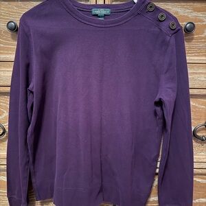 Vintage Ralph Lauren Purple Women's Top